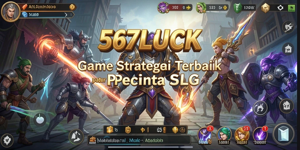 Tampilan gameplay SLG yang mengasyikkan di 567LUCK.