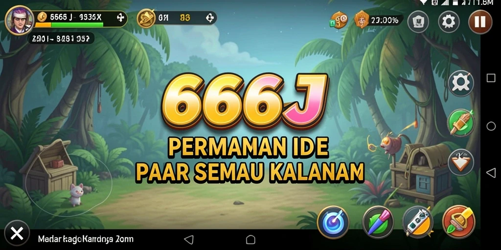 Tampilan screenshot gameplay 666J yang menarik dan interaktif.
