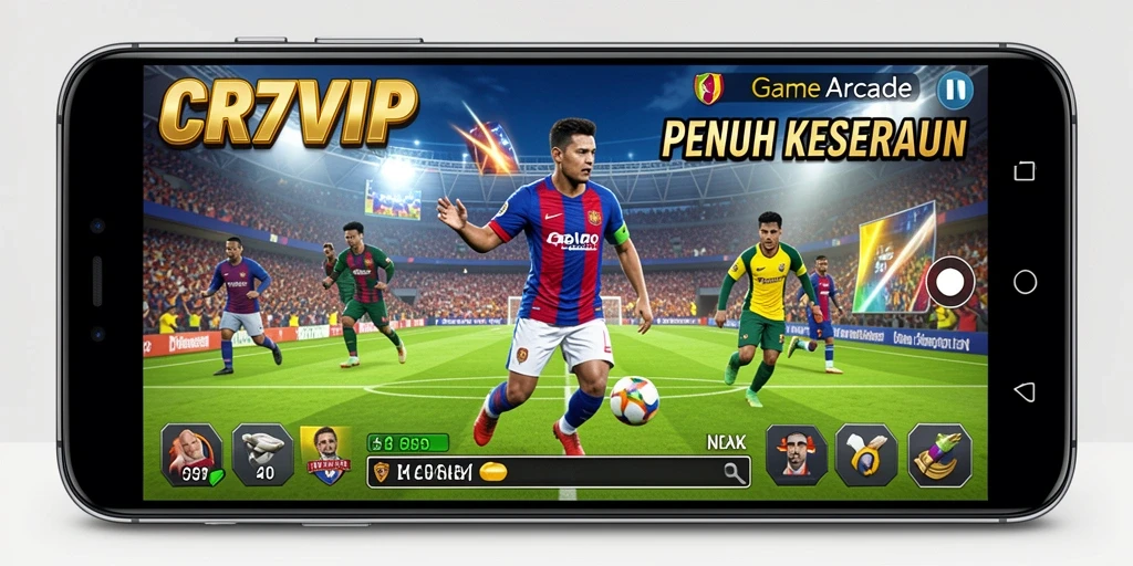Gameplay seru di CR7VIP dengan grafis menarik dan tantangan mendebarkan.
