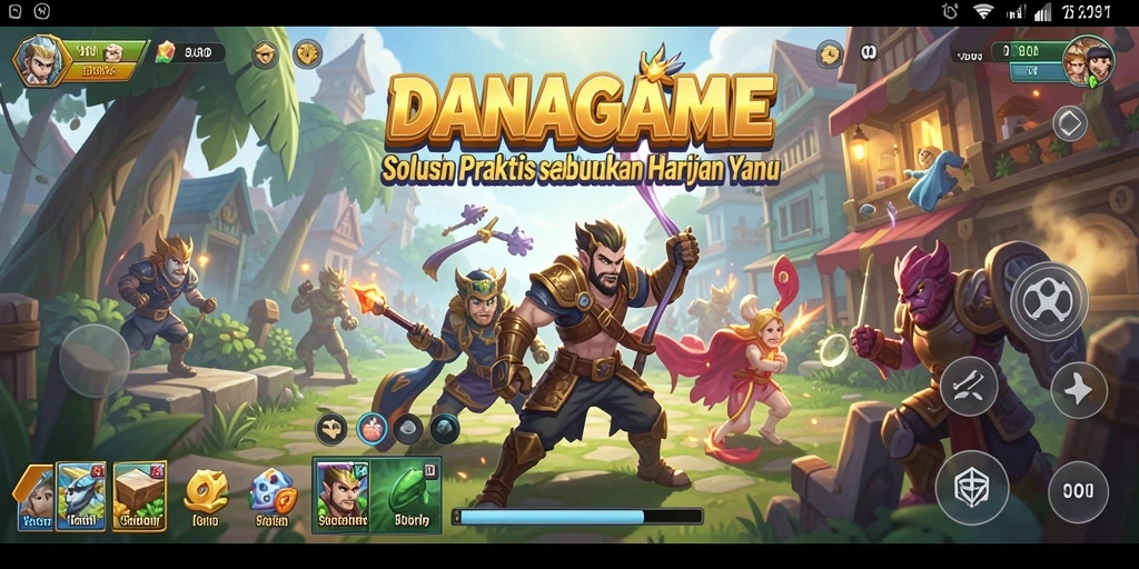 Tangkapan layar aplikasi DANAGAME menunjukkan fitur pengingat yang intuitif.