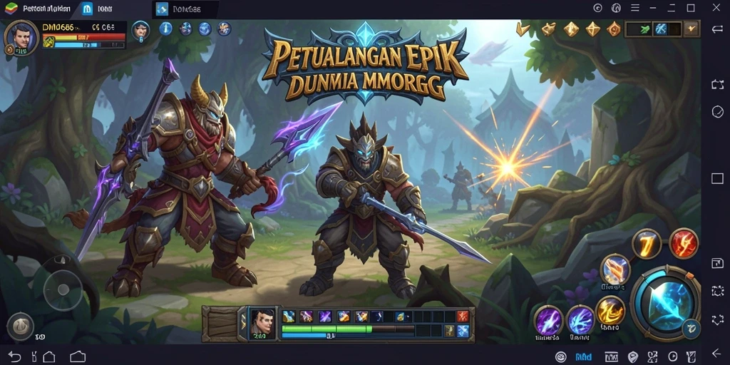 Screenshot menunjukkan aksi seru dalam gameplay DMD686 yang epik.