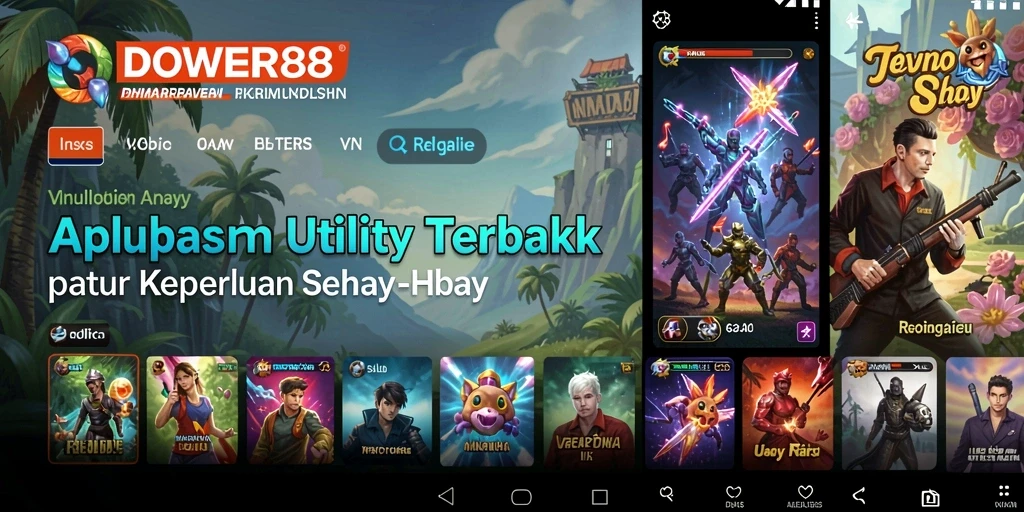 Screenshot DOWER88 menampilkan antarmuka aplikasi yang ramah pengguna.