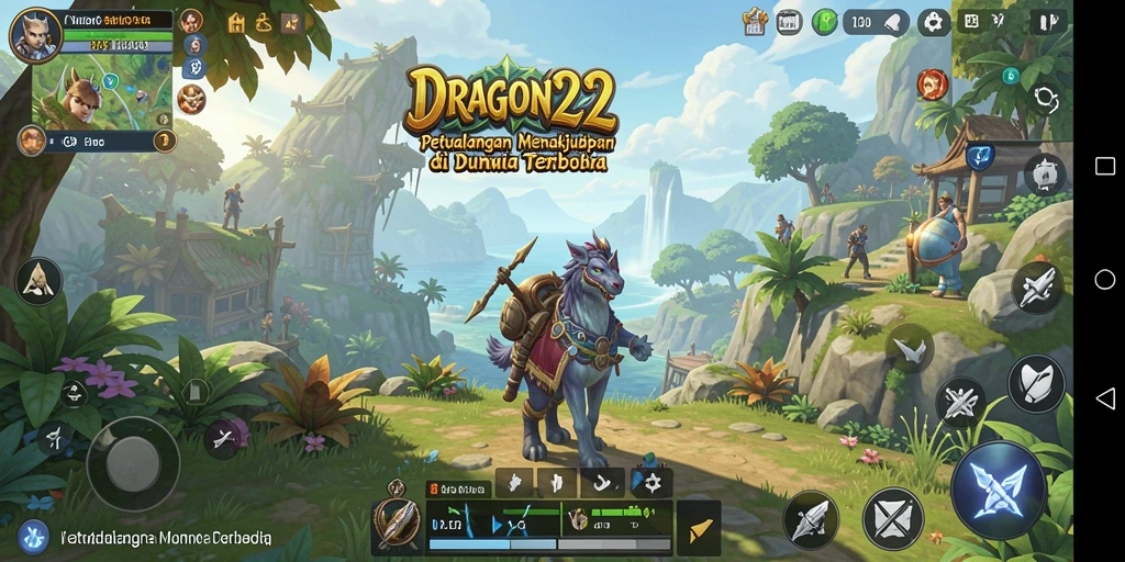 Menampilkan gameplay menakjubkan di dunia terbuka DRAGON222.