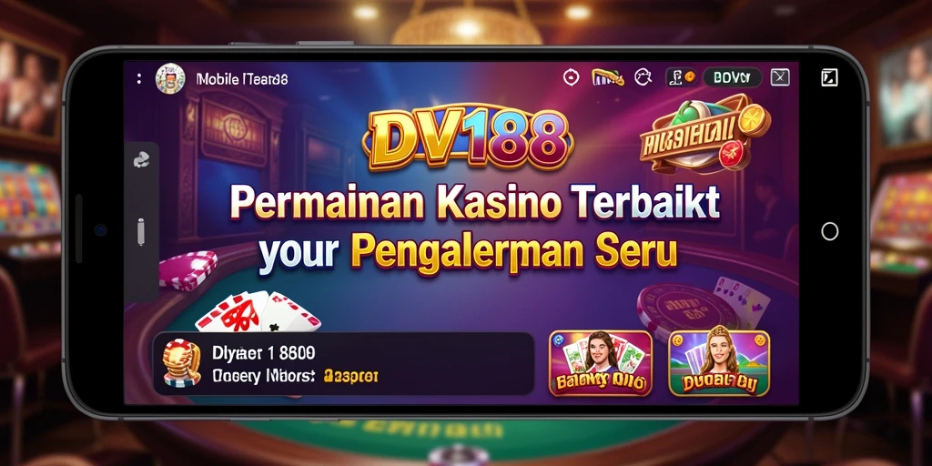Tampilan gameplay DV188 dengan atmosfer Kasino yang menarik.