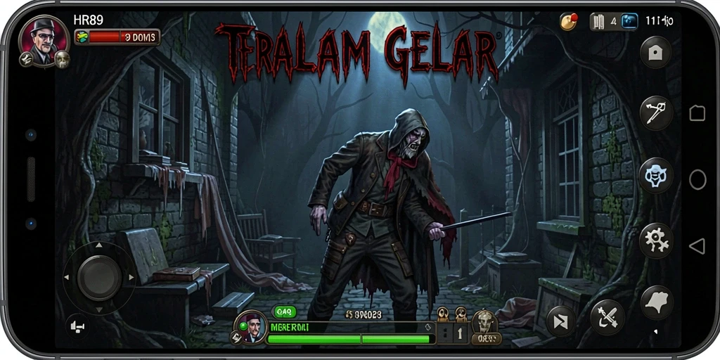 Gameplay HR89 menunjukkan suasana mencekam dan menegangkan.