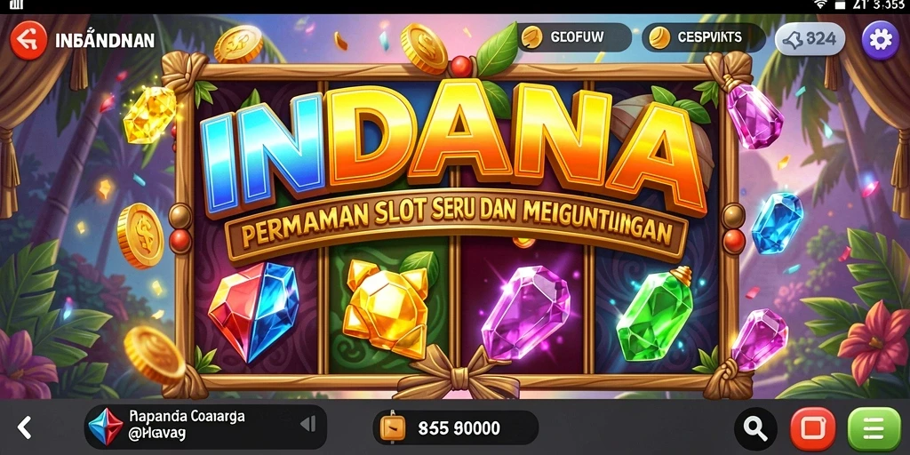 Tampilan gameplay Slot INDAAA yang seru dan menarik.
