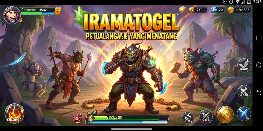 Gameplay seru dan penuh aksi di IRAMATOGEL.