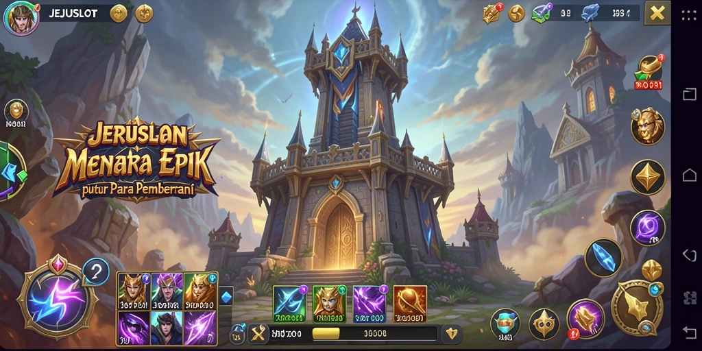 Tampilan menakjubkan dari pertarungan Tower Defense di JEJUSLOT.