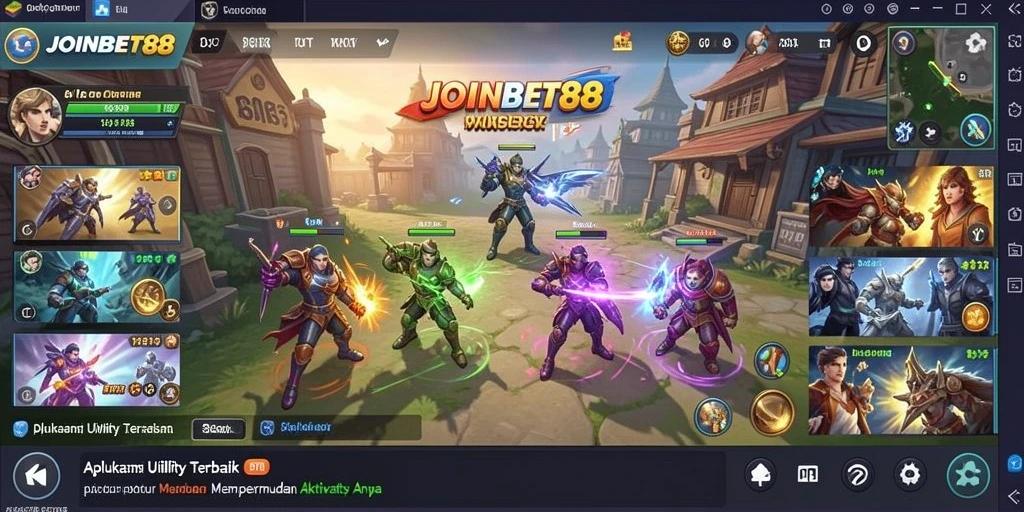 Tampilan antarmuka pengguna JOINBET88 yang intuitif dan fungsional.