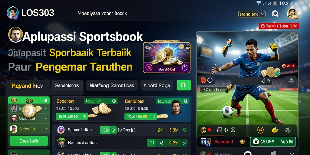 Tampilan gameplay Sportsbook yang menarik dan interaktif.