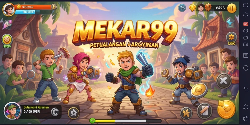 Menampilkan aksi seru dalam gameplay <strong>MEKAR99</strong> yang menantang.
