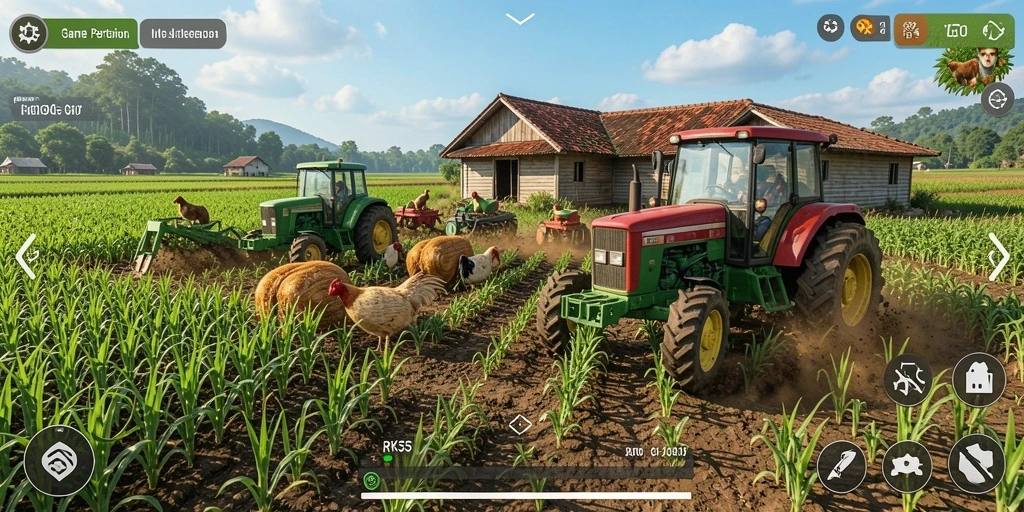 Tampilan gameplay RK55 yang menarik dan penuh warna.