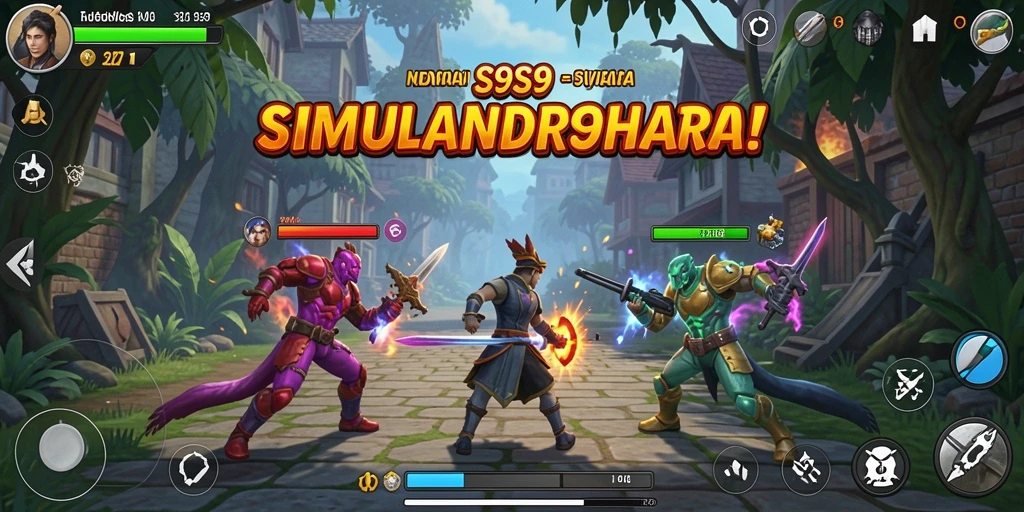 Tampilan gameplay menarik dari S9S9 dengan grafis menawan.
