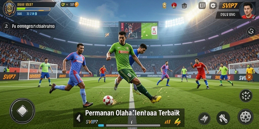 Tampilan gameplay menakjubkan dari SVIP7 dengan berbagai jenis olahraga.