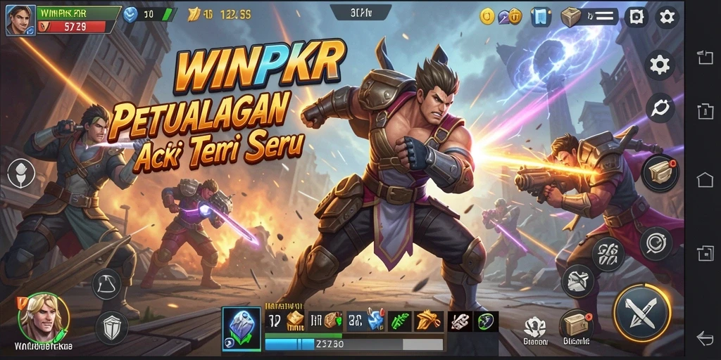 Gameplay seru dan menegangkan di WINPKR.