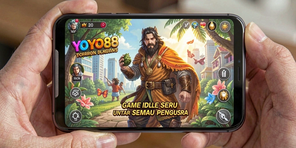 Tampilan gameplay seru dari YOYO88 dalam mode Idle.