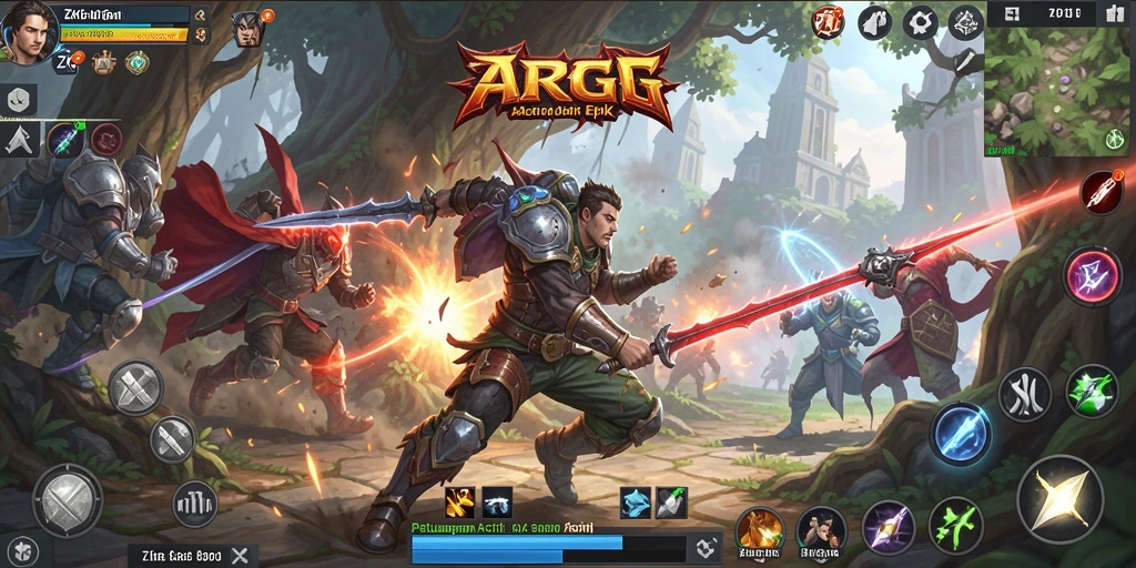 Gameplay ZK6 yang seru dalam dunia ARPG.